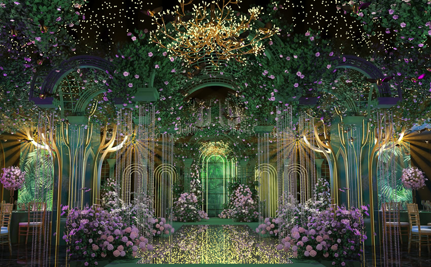 历下奇妙森林婚礼堂效果展示